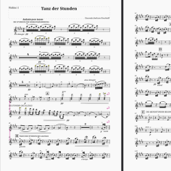 Elaboração de partituras musicais